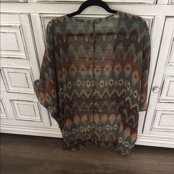 Miss Me Beautiful Beaded Kimono cover up - Picture 4 of 5